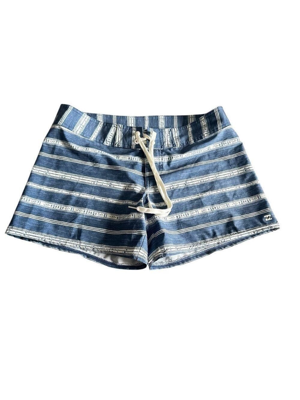 Billabong Swim Shorts Size 5 Blue White Beach Pool